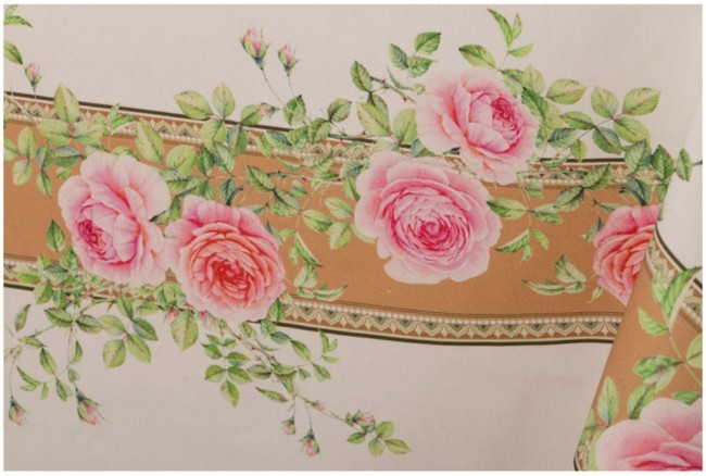 Скатерть "гарден" 140*180 см., песочная, 100% хлопок, твил SANTALINO (850-701-22)