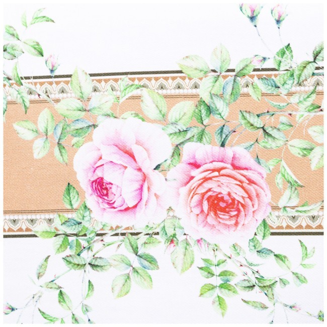 Скатерть "гарден" 140*180 см., песочная, 100% хлопок, твил SANTALINO (850-701-22)