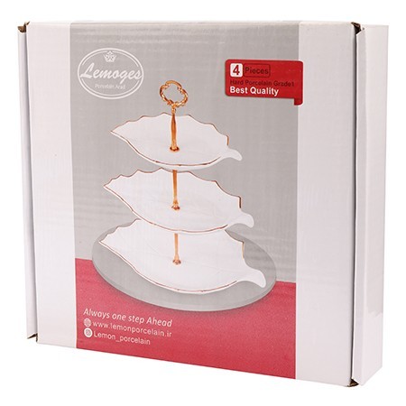 Конфетница 3 яруса 4пр керамика LR (90022-138A) Конфетница 3 яруса 4пр керамика LR (90022-138A)