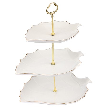 Конфетница 3 яруса 4пр керамика LR (90022-138A) Конфетница 3 яруса 4пр керамика LR (90022-138A)