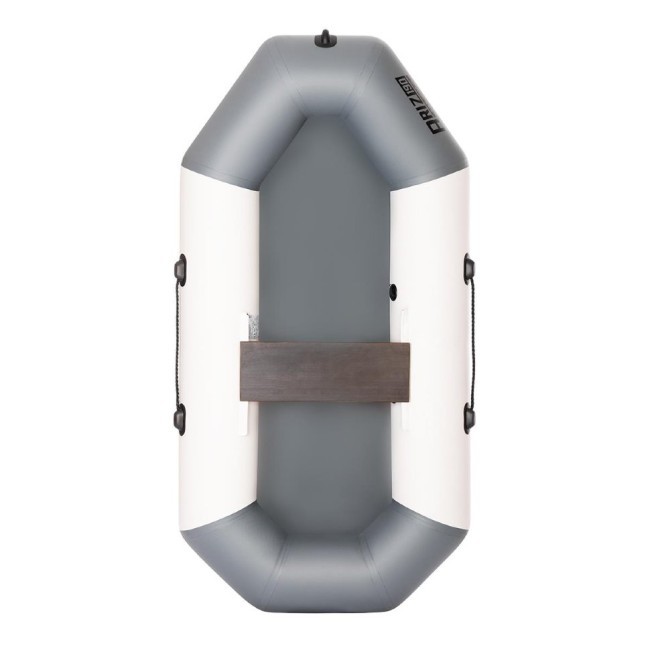 Лодка ПВХ Тонар Бриз 190 с гребками (бело-серая) (72605)