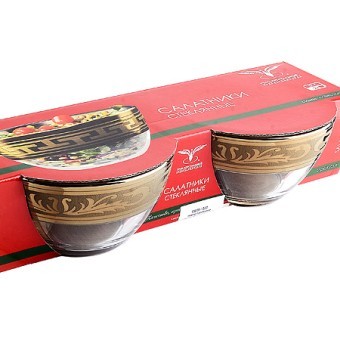 Набор салатников 2 шт "Русский узор" диаметр11 см " (GE09-1322)