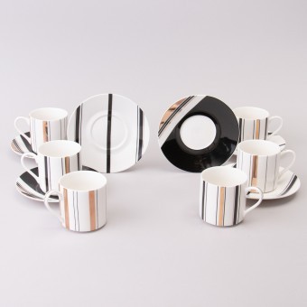 Кофейный набор lefard "top style" на 6 пер. 12 пр. 180 мл Lefard (165-608)