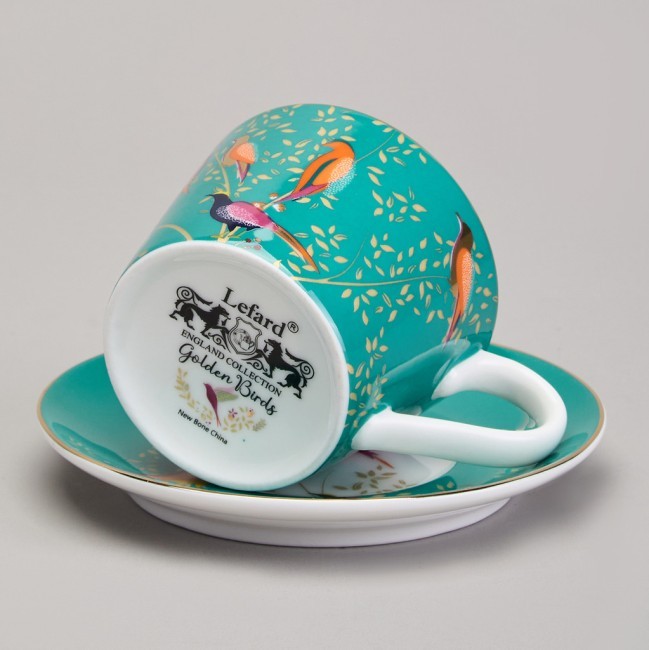 Кофейный набор lefard "golden birds" на 2 пер. 4 пр. 120 мл Lefard (419-133) Кофейный набор lefard "golden birds" на 2 пер. 4 пр. 120 мл Lefard (419-133)