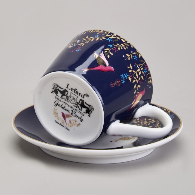 Кофейный набор lefard "golden birds" на 2 пер. 4 пр. 120 мл Lefard (419-133) Кофейный набор lefard "golden birds" на 2 пер. 4 пр. 120 мл Lefard (419-133)