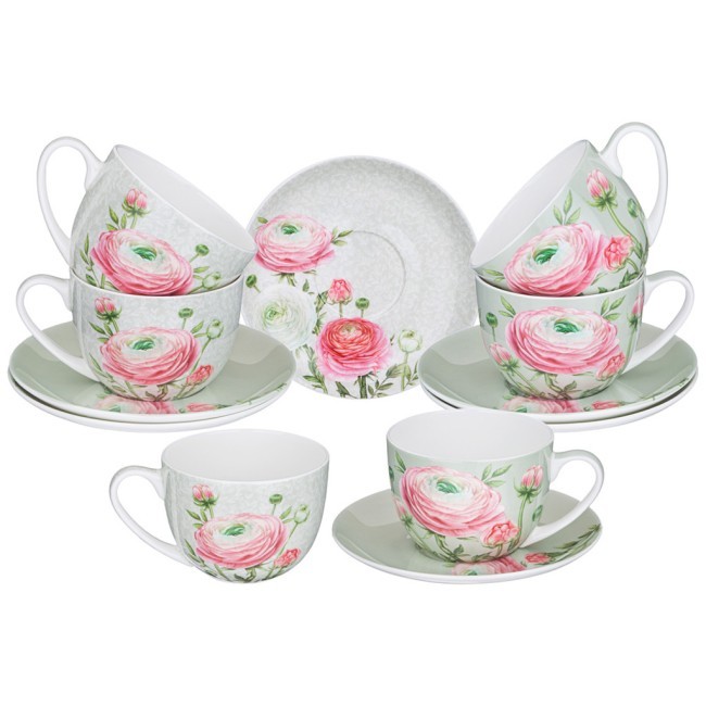 Чайный набор lefard "sentiment" на 6 пер. 12 пр. 330 мл Lefard (104-929)