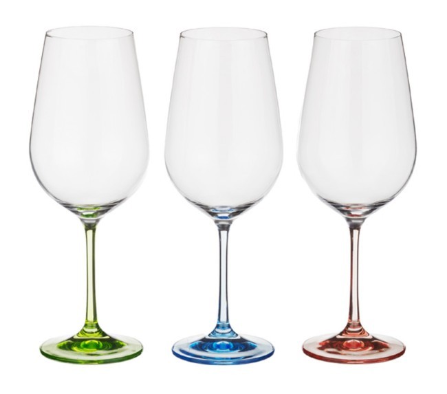 Набор бокалов для вина из 6 шт. "rainbow" 350 мл высота=22 см Bohemia Crystal (674-414) Набор бокалов для вина из 6 шт. "rainbow" 350 мл высота=22 см Bohemia Crystal (674-414)