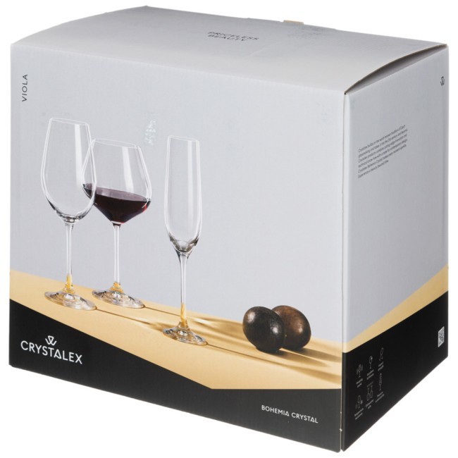Набор бокалов для вина из 6 шт. "rainbow" 350 мл высота=22 см Bohemia Crystal (674-414) Набор бокалов для вина из 6 шт. "rainbow" 350 мл высота=22 см Bohemia Crystal (674-414)