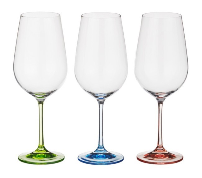 Набор бокалов для вина из 6 шт. "rainbow" 350 мл высота=22 см Bohemia Crystal (674-414) Набор бокалов для вина из 6 шт. "rainbow" 350 мл высота=22 см Bohemia Crystal (674-414)