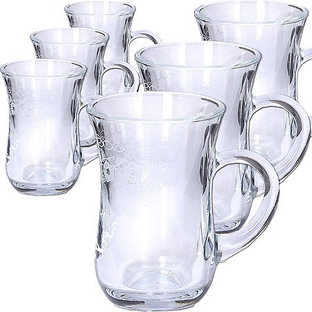 Набор стаканов 6пр д/чая 140 мл Флер new (MS55411-07)