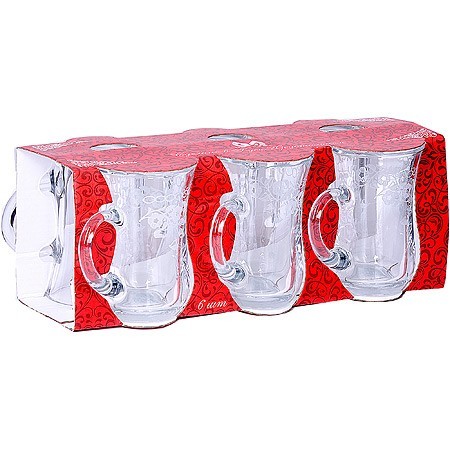 Набор стаканов 6пр д/чая 140 мл Флер new (MS55411-07)