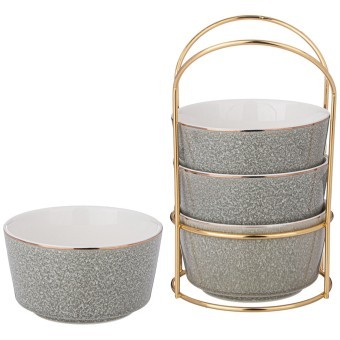 Набор салатников на металл. подставке lefard "grain" 4 шт. 350 мл 11,5*6,5 см мятный Lefard (42-527) Набор салатников на металл. подставке lefard "grain" 4 шт. 350 мл 11,5*6,5 см мятный Lefard (42-527)