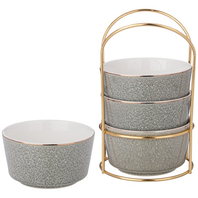 Набор салатников на металл. подставке lefard "grain" 4 шт. 350 мл 11,5*6,5 см мятный Lefard (42-527) Набор салатников на металл. подставке lefard "grain" 4 шт. 350 мл 11,5*6,5 см мятный Lefard (42-527)