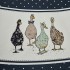 Скатерть круглая "family farm" 190см ,синий, 100% хлопок, твил, с пропиткой SANTALINO (850-742-22)