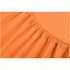 Простыня с резинкой 180х200х30 см хлопок 100%,оранжевый, сатин SANTALINO (985-515)