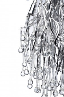 Люстра d.45*h.45см, металл хром (TT-00007166)