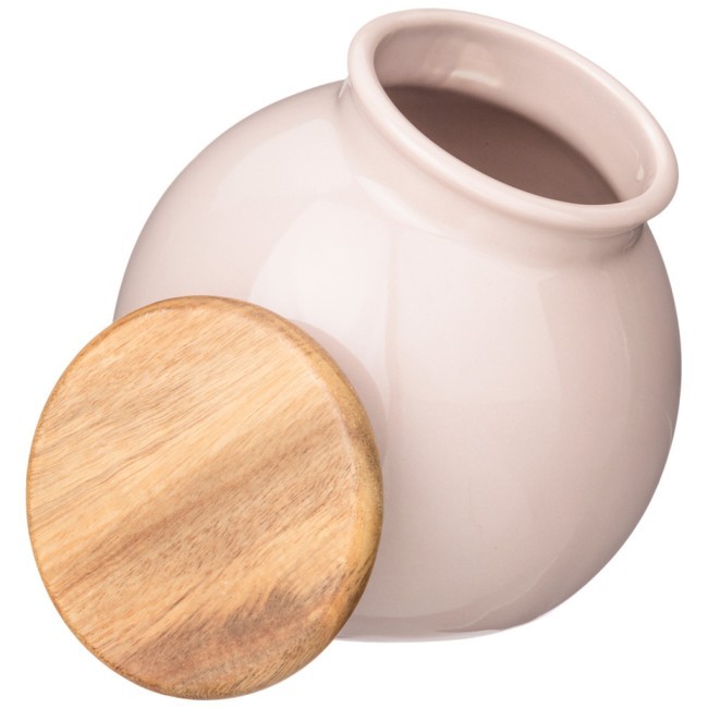 Банка с деревянной крышкой bronco "fusion" 16,5*14,5*15 см пудровая 1250 мл Bronco (263-1140) Банка с деревянной крышкой bronco "fusion" 16,5*14,5*15 см пудровая 1250 мл Bronco (263-1140)