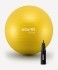 БЕЗ УПАКОВКИ Фитбол STARFIT GB-111 антивзрыв, 900 гр, с ручным насосом, желтый, 55 см (2117751)
