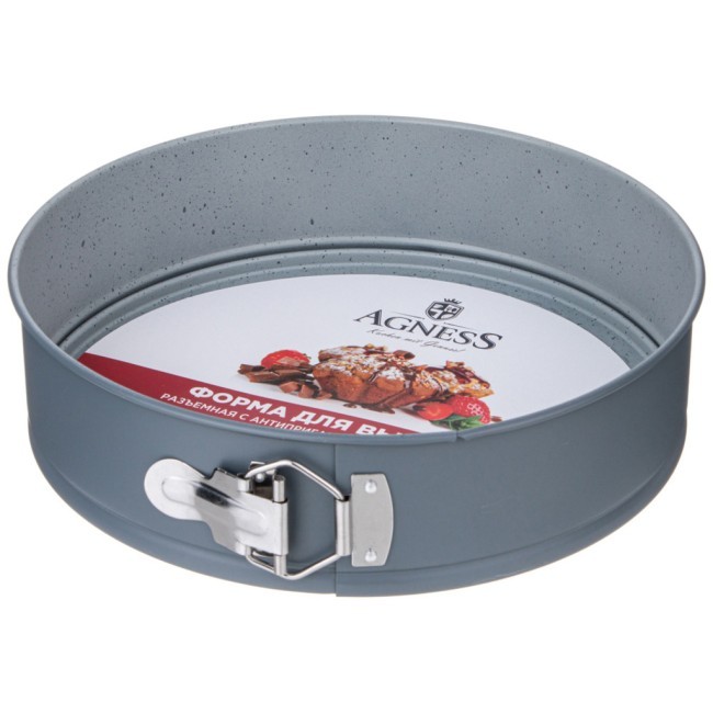 Форма для выпечки agness разъемная с антипригарным покрытием 26 см Agness (930-067) Форма для выпечки agness разъемная с антипригарным покрытием 26 см Agness (930-067)