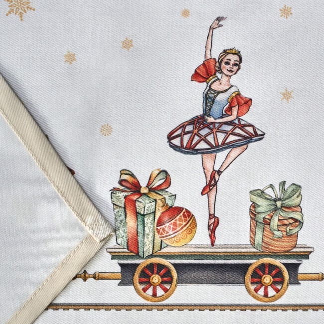 Дорожка на стол "щелкунчик", 45х400см, бежевый, 100% хлопок,твил (850-757-33)  Дорожка на стол "щелкунчик", 45х400см, бежевый, 100% хлопок,твил (850-757-33)