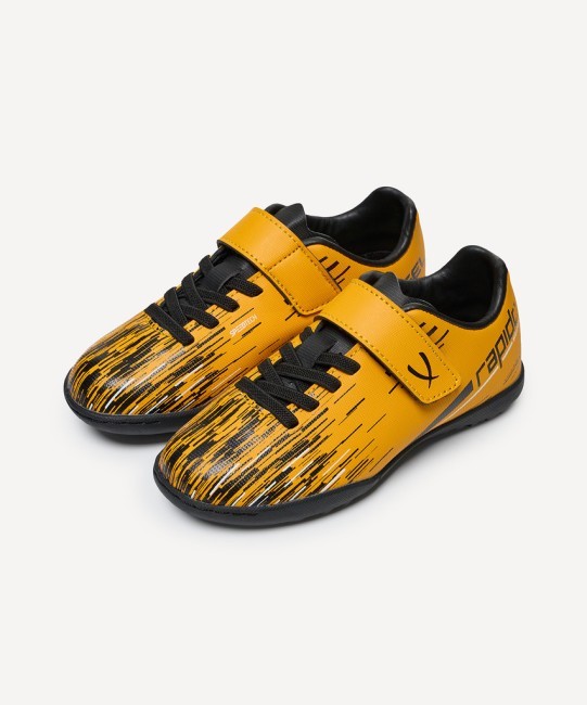 БЕЗ УПАКОВКИ Бутсы многошиповые JOGEL Rapido TF Yellow/black, детский (1586515)