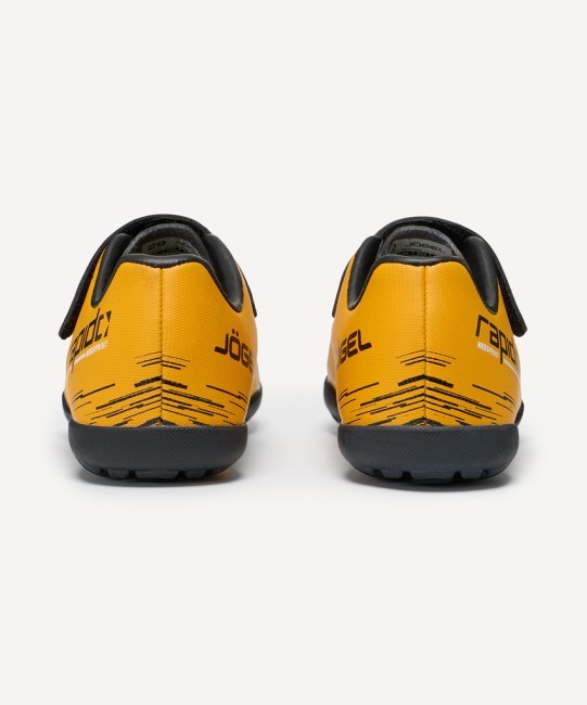 БЕЗ УПАКОВКИ Бутсы многошиповые JOGEL Rapido TF Yellow/black, детский (1586515)