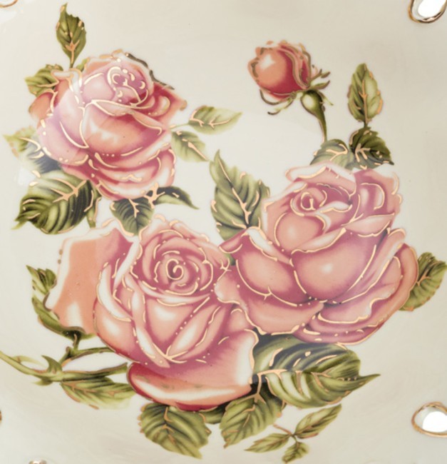 Фруктовница "корейская роза" диаметр=24 см высота=9 см Lefard (126-477) Фруктовница "корейская роза" диаметр=24 см высота=9 см Lefard (126-477)