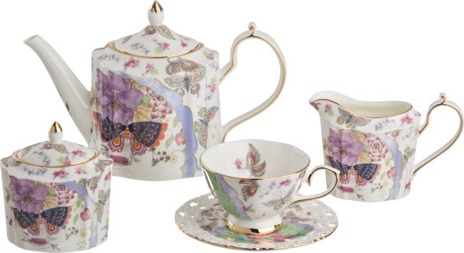 Чайный сервиз на 6 персон 15 пр. "радуга" 1150/250 мл. Lefard (586-103)