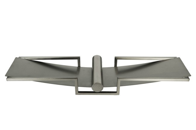 Декоративная ваза, цвет матовый никель 61,5*18,6*8,3см (TT-00015517)