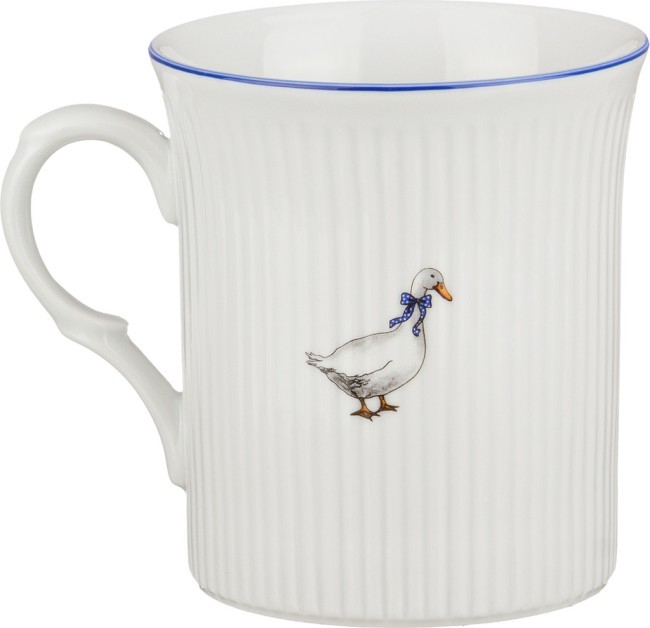 Кружка "гуси" 350 мл. высота=9,5 см. DUBI (606-696)