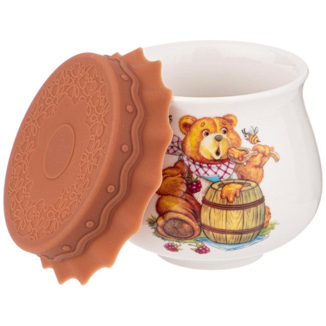 Баночка с силиконовой крышкой lefard "мед" 180 мл Lefard (359-308)