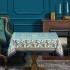 Скатерть "листья морриса" gold stripe 110х140см , 100% хлопок, твил, пропитка Lefard (850-752-20)
