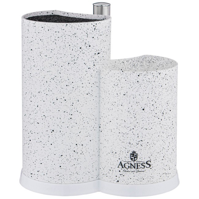 Подставка для ножей agness универсальная c держателем для полотенец, высота: 25*22*16см Agness (911-750) Подставка для ножей agness универсальная c держателем для полотенец, высота: 25*22*16см Agness (911-750)