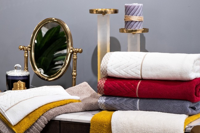 Полотенце Орсетто бордовое 70*140 (TT-00012103)