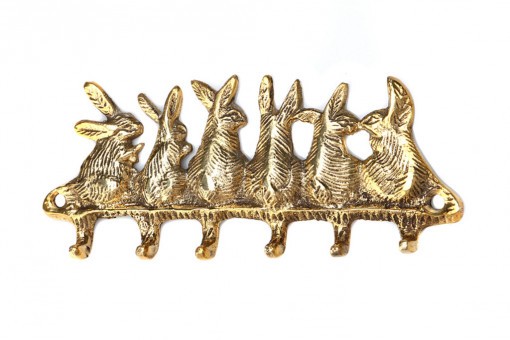 Комплект крючков из 2 шт."кролики" 18*7 cm. Sri Ram (D-878-034) 