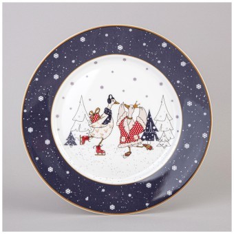 Тарелка обеденная lefard "family christmas" 25 см Lefard (425-117)
