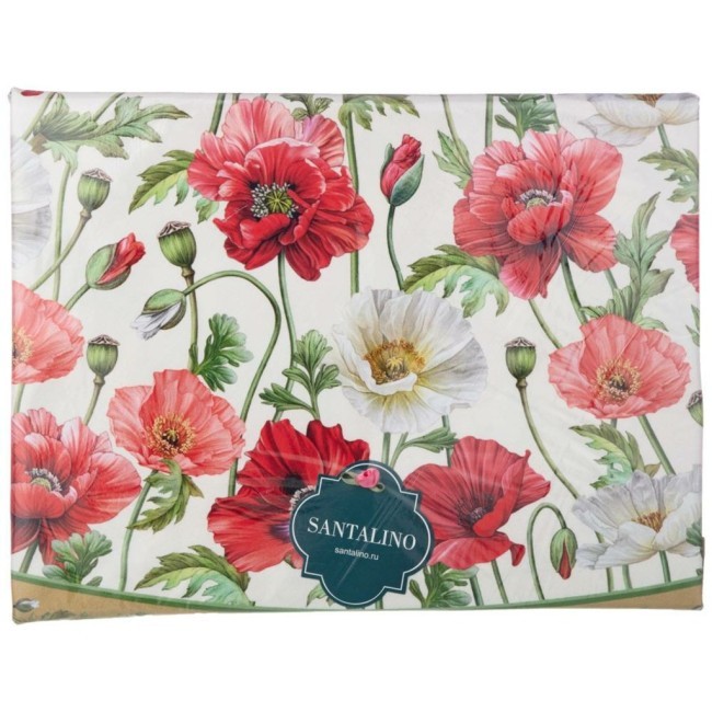 Скатерть круглая "маки" d185см ,кремовый, 100% хлопок,твил с пропиткой Lefard (850-731-22) Скатерть круглая "маки" d185см ,кремовый, 100% хлопок,твил с пропиткой Lefard (850-731-22)