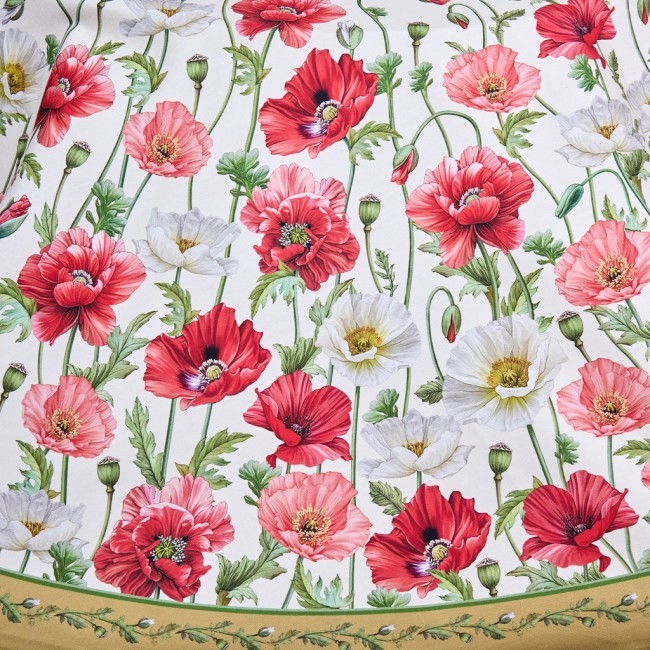 Скатерть круглая "маки" d185см ,кремовый, 100% хлопок,твил с пропиткой Lefard (850-731-22) Скатерть круглая "маки" d185см ,кремовый, 100% хлопок,твил с пропиткой Lefard (850-731-22)