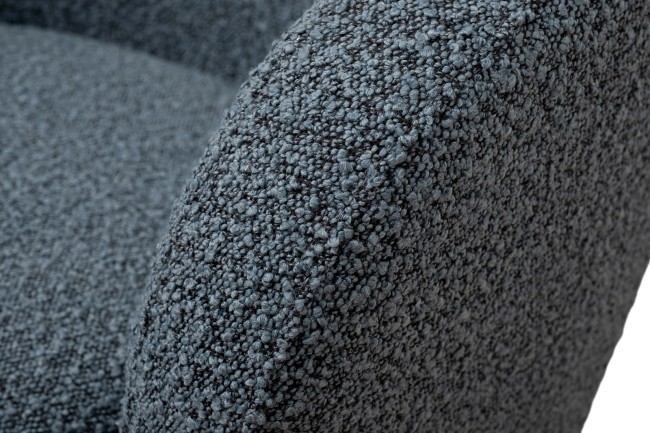 Кресло Napoli вращающееся, букле т.серое Orso Mare 76*76*76см (TT-00015135)