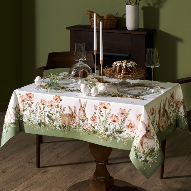 Скатерть "sense" 110х145см ,зеленый, твил100% хлопок с пропиткой Lefard (850-753-20)