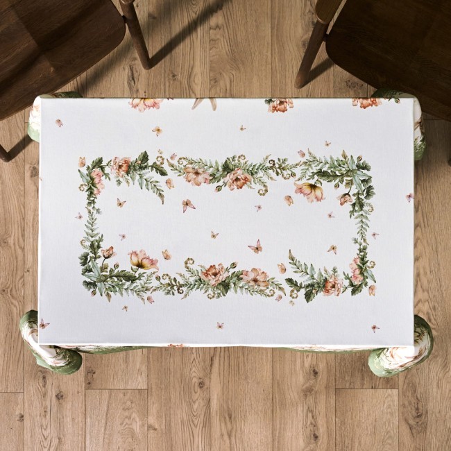 Скатерть "sense" 110х145см ,зеленый, твил100% хлопок с пропиткой Lefard (850-753-20)