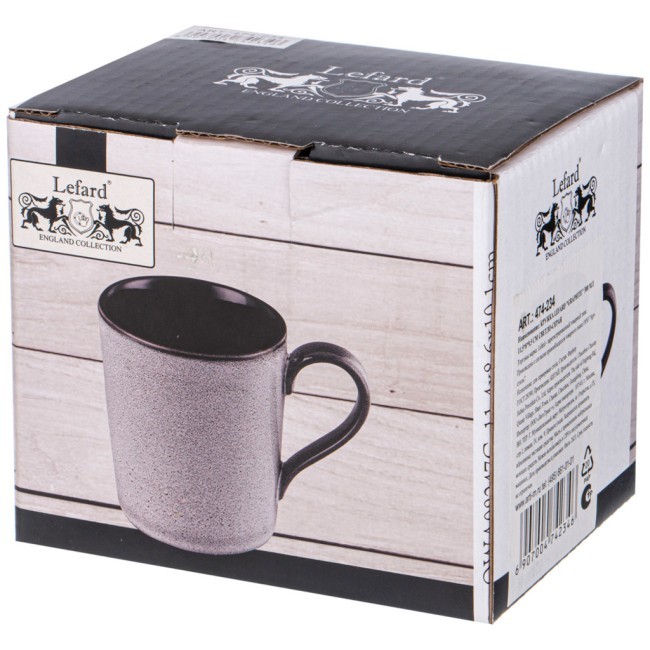 Кружка lefard "graphite" 300 мл 11,5*8*9,5 см светло-серая Lefard (474-234)