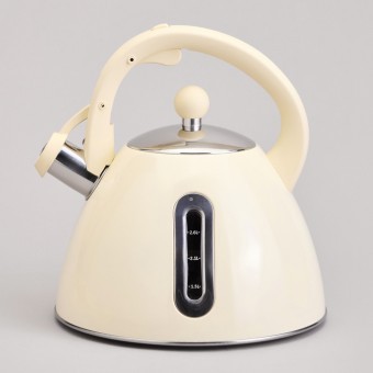 Чайник со свистком и мерной шкалой, 3,2л Agness (940-022)