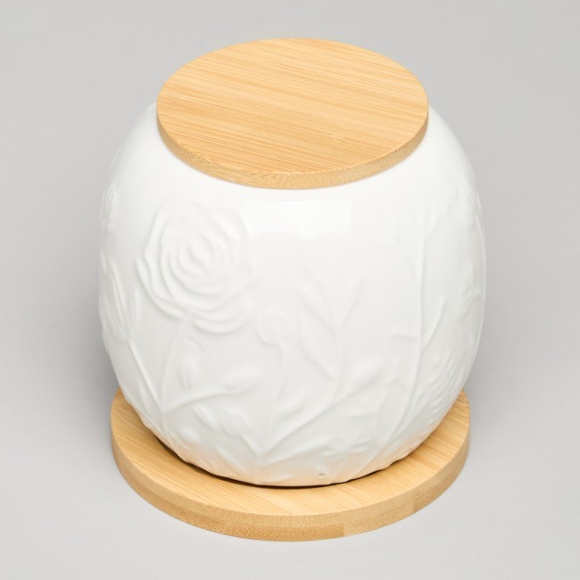 Банка lefard "meadow" с дер.крышкой на дер.подставке 10*11,5 см 600 мл Lefard (587-212)