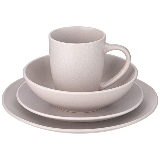 Набор посуды обеденной bronco "moments" на 4 пер. 16 пр. кремовый Bronco (577-191) Набор посуды обеденной bronco "moments" на 4 пер. 16 пр. кремовый Bronco (577-191)