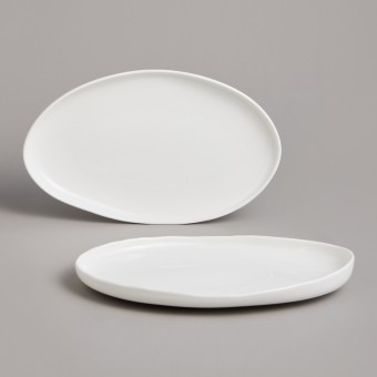 Набор блюд lefard "fashion" овальных 2 шт. 23,5*14*3 см Lefard (761-176)