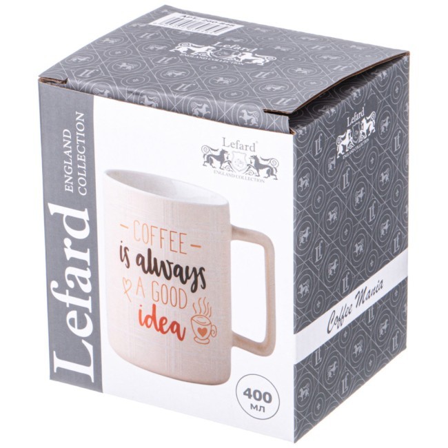 Кружка lefard "кофемания" 400мл Lefard (260-848)
