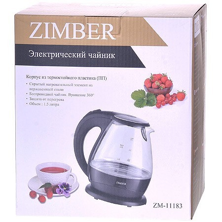 Эл. чайник 1,5л 2200Вт с подсветкой ZM (11183) Эл. чайник 1,5л 2200Вт с подсветкой ZM (11183)