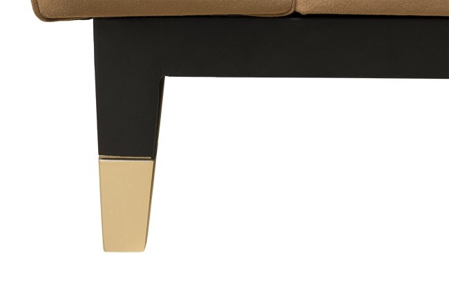 Диван Siena трехм.без мех.,велюр коричневый Colt004 228*92*92см (TT-00011978)