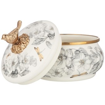 Сахарница agness эмалированная, серия яблоневый сад, 850mл Agness (950-534) Сахарница agness эмалированная, серия яблоневый сад, 850mл Agness (950-534)